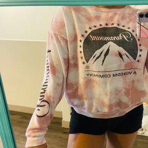 Pink Tie Dye Sweatshirt